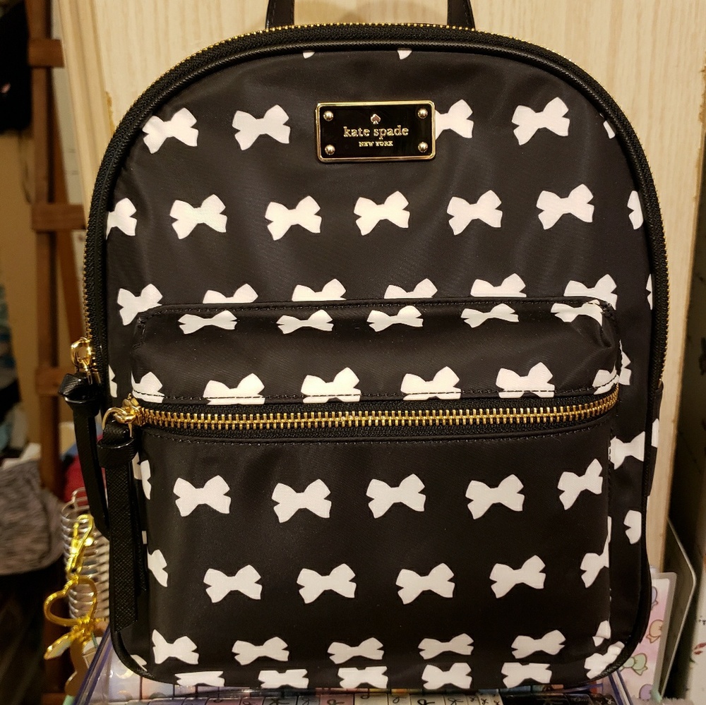 Kate Spade Small Bradley Wilson road Bow Backpack